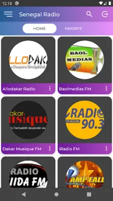 Senegal Radio android App screenshot 3